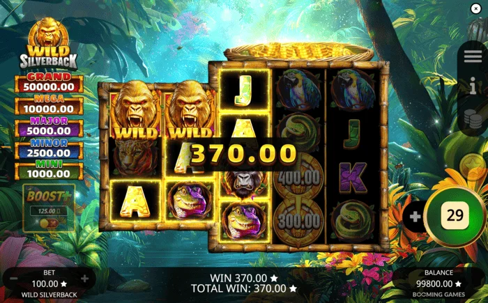 Wild Silverback - Chiến thắng cơ bản thông qua Wild Wild Coin Connect